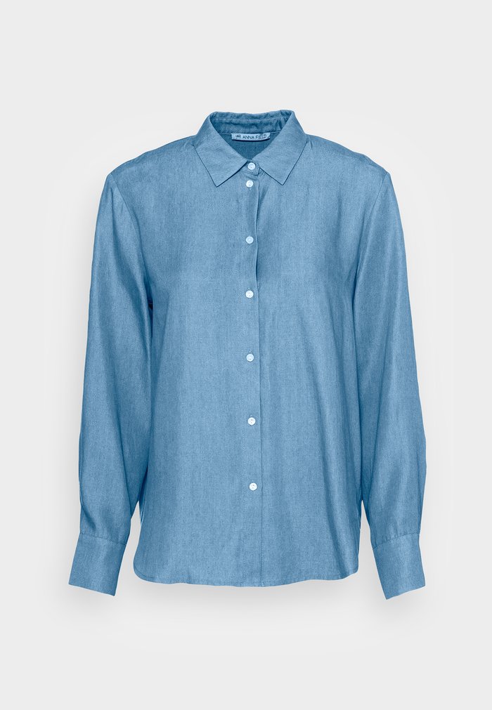 Chemisier Anna Field Button down Bleu Femme | NVS-3195805